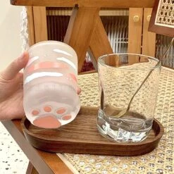 10 Styles Kawaii Cat Paw Water Glass Cup ON70 18 10 Styles Kawaii Cat Paw Water Glass Cup ON70 -EgrilDoll Fashion Outlet Store 10 styles kawaii cat paw water glass cup on70 386