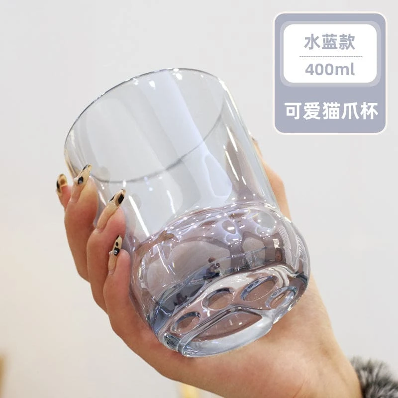 10 Styles Kawaii Cat Paw Water Glass Cup ON70 8 10 Styles Kawaii Cat Paw Water Glass Cup ON70 - Image 8