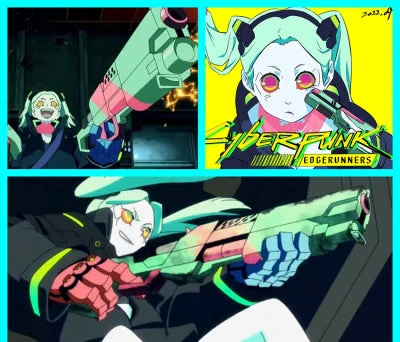 CYBERPUNK Edgerunners Rebecca Becca Head Dress Hand Cosplay Props ON184 5 CYBERPUNK Edgerunners Rebecca Becca Head Dress Hand Cosplay Props ON184 - Image 5