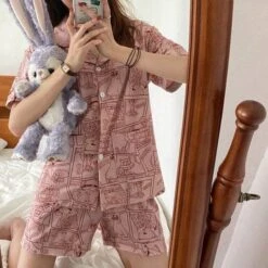 14 Styles Kawaii Home Wear Fashion Pajamas Set ON18 23 14 Styles Kawaii Home Wear Fashion Pajamas Set ON18 -EgrilDoll Fashion Outlet Store 14 styles kawaii home wear fashion pajamas set on18 183