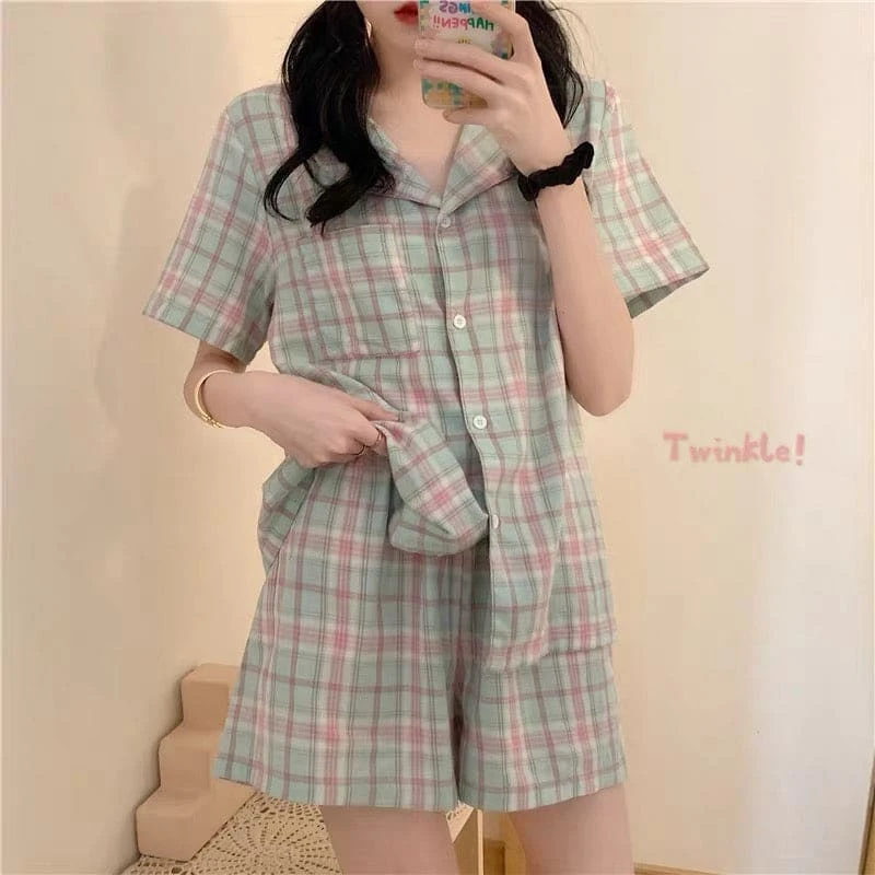 14 Styles Kawaii Home Wear Fashion Pajamas Set ON18 7 14 Styles Kawaii Home Wear Fashion Pajamas Set ON18 - Image 7
