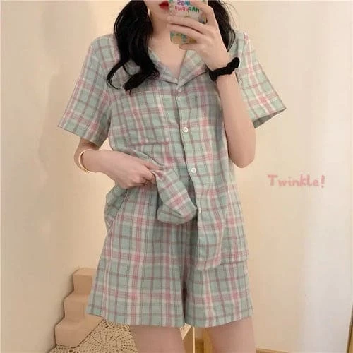14 Styles Kawaii Home Wear Fashion Pajamas Set ON18 19 14 Styles Kawaii Home Wear Fashion Pajamas Set ON18 - Image 19