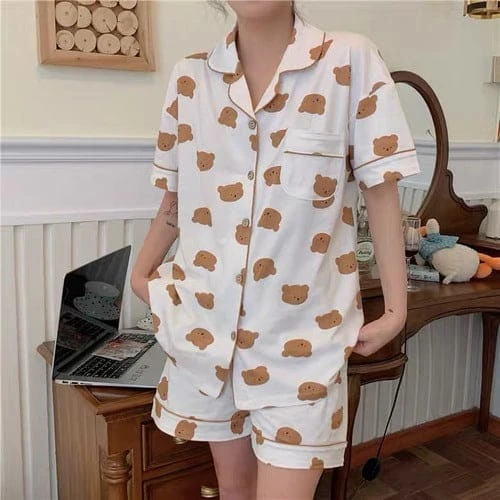 14 Styles Kawaii Home Wear Fashion Pajamas Set ON18 13 14 Styles Kawaii Home Wear Fashion Pajamas Set ON18 - Image 13
