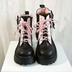 3 Colors Gothic PU Wendy Boots ON330 -EgrilDoll Fashion Outlet Store 3 colors gothic pu wendy boots on330 blackpink 34 shoes 880