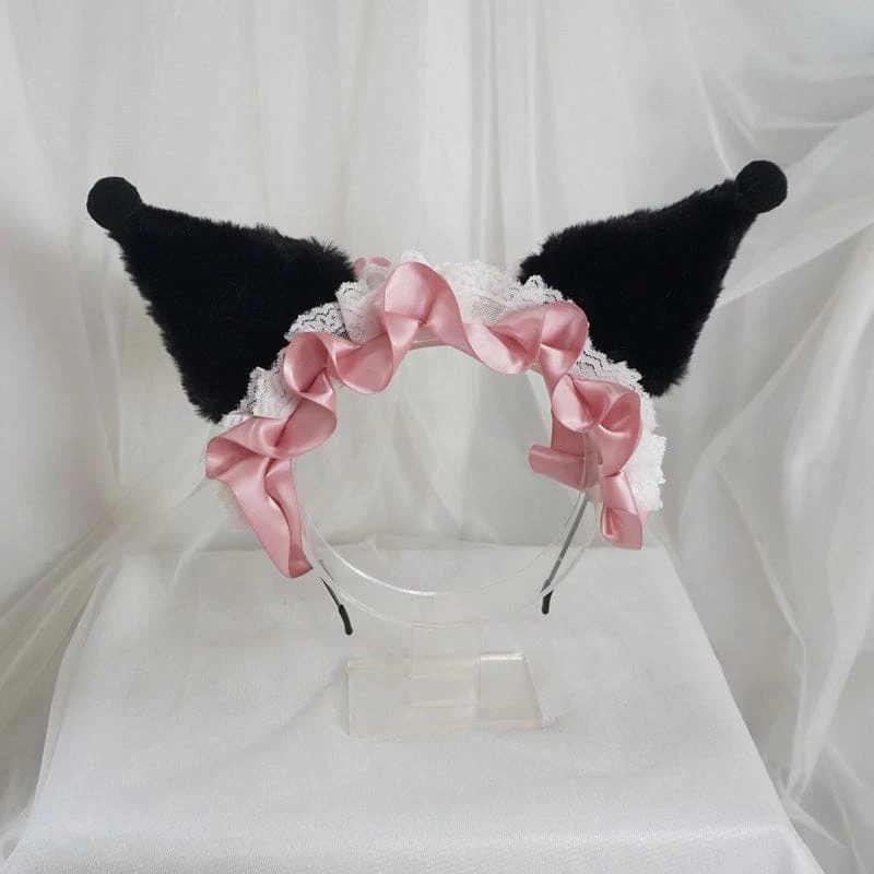 3 Colos Kuro Devil Ears Lolita Hairband ON291 8 3 Colos Kuro Devil Ears Lolita Hairband ON291 - Image 8