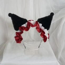 3 Colos Kuro Devil Ears Lolita Hairband ON291 20 3 Colos Kuro Devil Ears Lolita Hairband ON291 -EgrilDoll Fashion Outlet Store 3 colos kuro devil ears lolita hairband on291 wine red 103