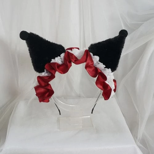 3 Colos Kuro Devil Ears Lolita Hairband ON291 10 3 Colos Kuro Devil Ears Lolita Hairband ON291 - Image 10