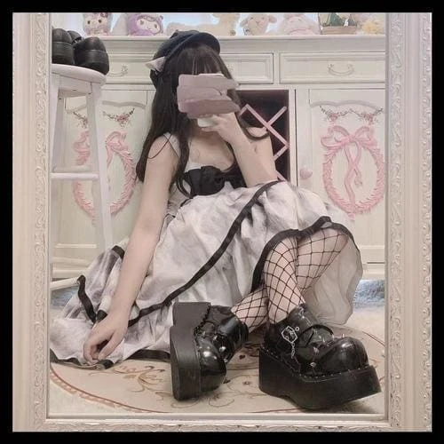 3 Styles Gothic Lolita Round Punk Spikes Shoes EE0981 4 3 Styles Gothic Lolita Round Punk Spikes Shoes EE0981 - Image 4