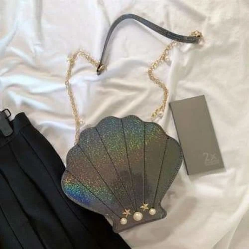 4 Colors Beach Cute Mermaid Sheel Shoulder Bag SP1812367 3 4 Colors Beach Cute Mermaid Sheel Shoulder Bag SP1812367 - Image 3