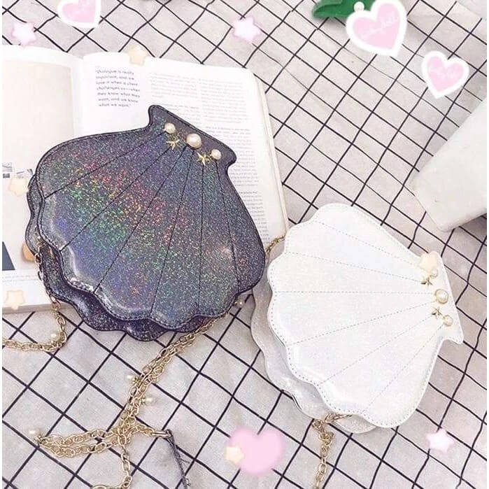 4 Colors Beach Cute Mermaid Sheel Shoulder Bag SP1812367 6 4 Colors Beach Cute Mermaid Sheel Shoulder Bag SP1812367 - Image 6