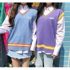 4 Colors Korean Fashion Style Kawaii Pastel Candy Vest EG16896 -EgrilDoll Fashion Outlet Store 4 colors korean fashion style kawaii pastel candy vest eg16896 237
