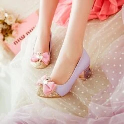 4 Colors Princess Pastel Heels ON382