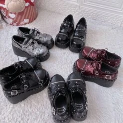 4 Colors Rebbe Platform Bat Shoes ON332 -EgrilDoll Fashion Outlet Store 4 colors rebbe platform bat shoes on332 137