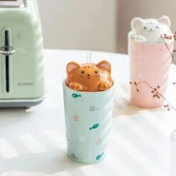 4 Styles Cute Cat Mug Cup ON69 -EgrilDoll Fashion Outlet Store 4 styles cute cat mug cup on69 107