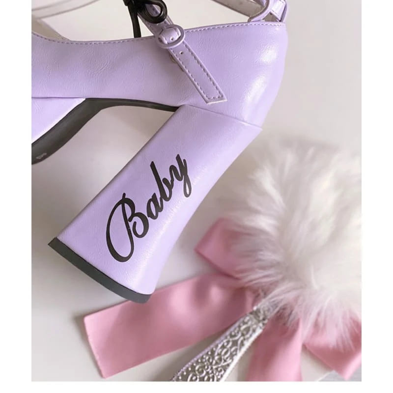 5 Colors Cute Heels Pastel Elegant Shoes ON612 18 5 Colors Cute Heels Pastel Elegant Shoes ON612 - Image 18