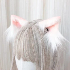 5 Colors Kawaii Plush Cat Ears Hair Clip EG14572 -EgrilDoll Fashion Outlet Store 5 colors kawaii plush cat ears hair clip eg14572 pink and white 920