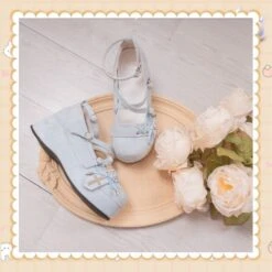 5 Colors Misa Style Cross And Bow Hearts Shoes ON334 -EgrilDoll Fashion Outlet Store 5 colors misa style cross and bow hearts shoes on334 935