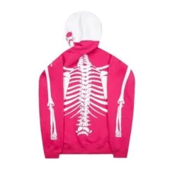 6 Colors Skeleton Print Zipper Hoodie ON336 -EgrilDoll Fashion Outlet Store 6 colors skeleton print zipper hoodie on336 rose red s 271