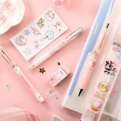 8 Pics Set Kawaii Pastel Pink Sakura Gel Pens SP16238 -EgrilDoll Fashion Outlet Store 8 pics set kawaii pastel pink sakura gel pens sp16238 451