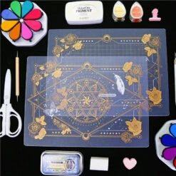 Magic Tarot Cute Cutting Mat Transparent ON315