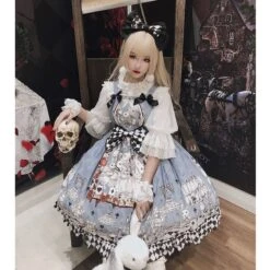 Alice Wonderland Queen Lolita Dress ON588