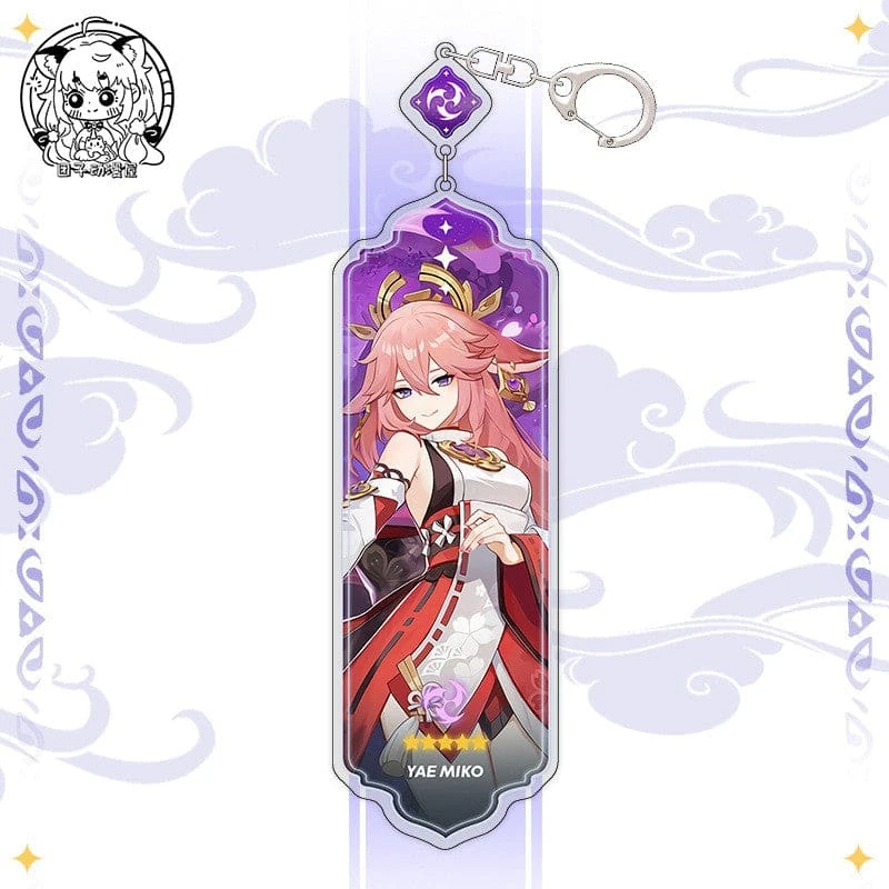 All Characters Genshin Impact Cute Plastic Keychains ON366 14 All Characters Genshin Impact Cute Plastic Keychains ON366 - Image 14