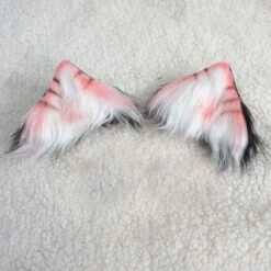 Anabelle Taiga Pink Gray Cat Ears ON289 28 Anabelle Taiga Pink Gray Cat Ears ON289 -EgrilDoll Fashion Outlet Store anabelle taiga pink gray cat ears on289 black ear a pair of hairclips 924