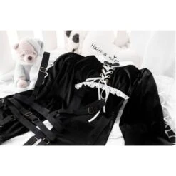 Anime Bandage Black Lingerie Maid Costume Outfit BE314 -EgrilDoll Fashion Outlet Store anime bandage black lingerie maid costume outfit be314 626