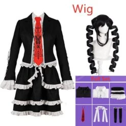 Anime DanganRonpa Yasuhiro Taeko Cosplay Costume School Uniform BE001