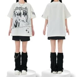 Antifragile Cute Anime Girl T-shirt ON635 -EgrilDoll Fashion Outlet Store antifragile cute anime girl t shirt on635 174