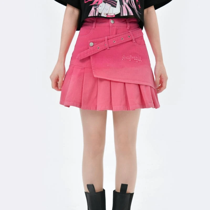 Antifragile Hot Pink Harajuku Skirt ON636 4 Antifragile Hot Pink Harajuku Skirt ON636 - Image 4