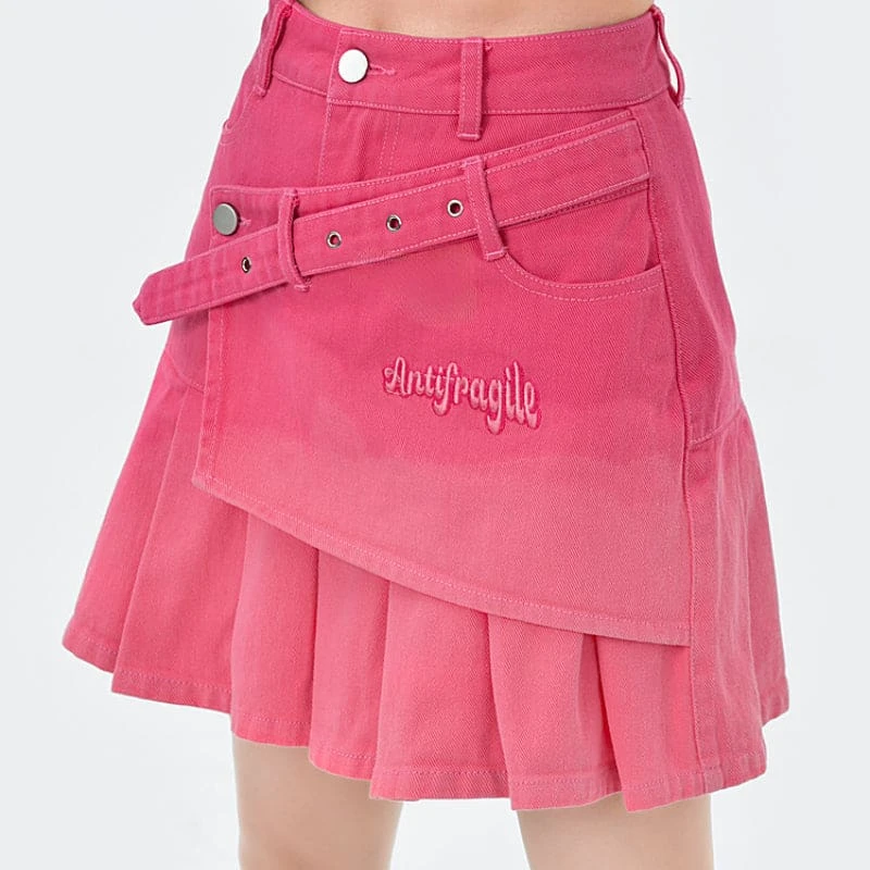 Antifragile Hot Pink Harajuku Skirt ON636 1 Antifragile Hot Pink Harajuku Skirt ON636