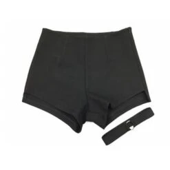 Black Gothic Irregular High Waist Pleated Skirt Suit EG361 -EgrilDoll Fashion Outlet Store black gothic irregular high waist pleated skirt suit eg361 shorts only s topskirt 917