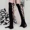 Black Gothic Laced Socks EG13441