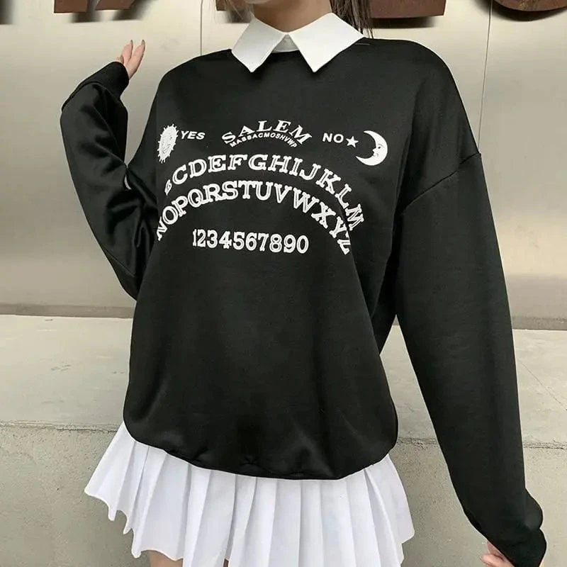 Black Grunge Oversized Hoodies Streetwear EG103 5 Black Grunge Oversized Hoodies Streetwear EG103 - Image 5
