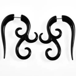 Black Tribal Earrings 1 Pair EG059 -EgrilDoll Fashion Outlet Store black tribal earrings 1 pair eg059 style 2 earring 626