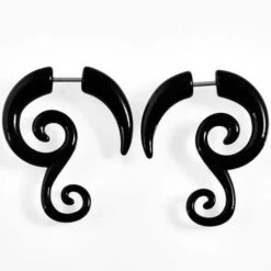 Black Tribal Earrings 1 Pair EG059 -EgrilDoll Fashion Outlet Store black tribal earrings 1 pair eg059 style 8 earring 409