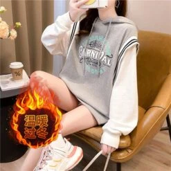Black White Anime Girl Print Zipper Sweatshirt EG570 23 Black White Anime Girl Print Zipper Sweatshirt EG570 -EgrilDoll Fashion Outlet Store black white anime girl print zipper sweatshirt eg570 gray with fleece lining thickened s 921