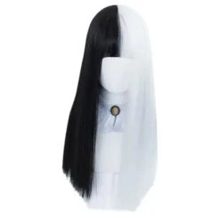 Black White Split Wig EG14966 5 Black White Split Wig EG14966 -EgrilDoll Fashion Outlet Store black white split wig eg14966 long 199