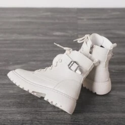 Black/White Size 35-43 Cool Punk Thick Sole Boots EE0872 -EgrilDoll Fashion Outlet Store blackwhite size 35 43 cool punk thick sole boots ee0872 shoes 206