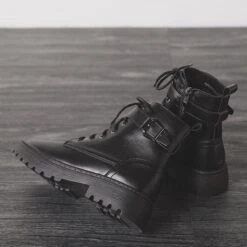 Black/White Size 35-43 Cool Punk Thick Sole Boots EE0872 -EgrilDoll Fashion Outlet Store blackwhite size 35 43 cool punk thick sole boots ee0872 shoes 315