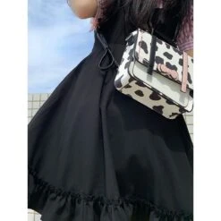 Black/White/Cow Cute Backpack ON115 -EgrilDoll Fashion Outlet Store blackwhitecow cute backpack on115 127