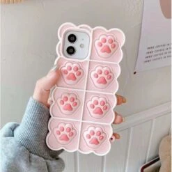 Black/White/Pink Soft Squishy Cat Paws Cute Phone Case SP16495 -EgrilDoll Fashion Outlet Store blackwhitepink soft squishy cat paws cute phone case sp16495 320