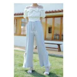 Blue Pink Cute Pastel Spring Lace Pants ON632 -EgrilDoll Fashion Outlet Store blue pink cute pastel spring lace pants on632 170