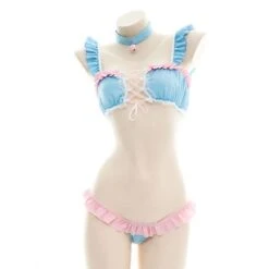Blue Pink Dark Magician Girl Inspired Lingerie Set ON483 -EgrilDoll Fashion Outlet Store blue pink dark magician girl inspired lingerie set on483 one size 319
