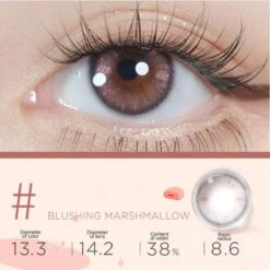 Blueberry Cheesecake Contact Lenses Half Year One Pair ME47 7 Blueberry Cheesecake Contact Lenses Half Year One Pair ME47 -EgrilDoll Fashion Outlet Store blueberry cheesecake contact lenses half year one pair me47 0 blushing marshmallow 904