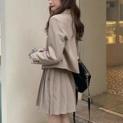 British Style Suit Coat+Shirt +Pleated Skirt EG17042 -EgrilDoll Fashion Outlet Store british style suit coatshirt pleated skirt eg17042 186