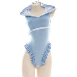 Cartoon Shark Hooded Lingerie Set ON24