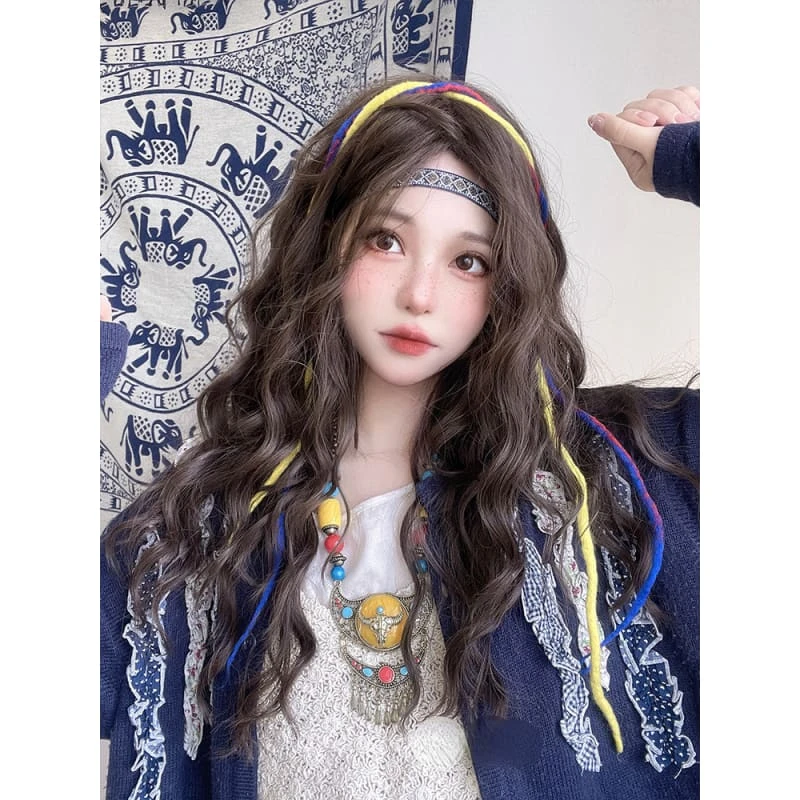 Cassandra Soft Brown Curly IDol Wig ON192 2 Cassandra Soft Brown Curly IDol Wig ON192 - Image 2