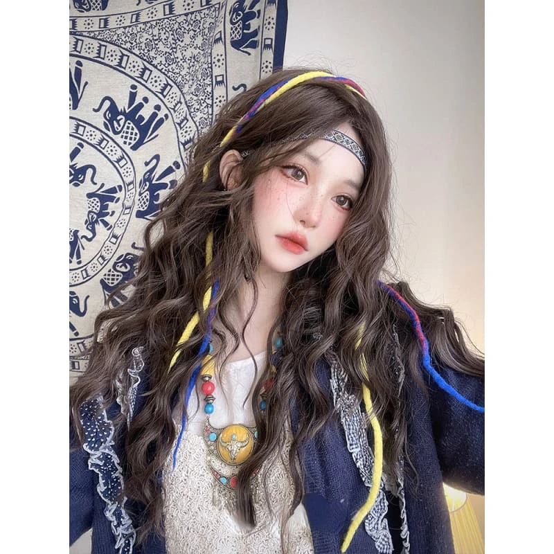 Cassandra Soft Brown Curly IDol Wig ON192 1 Cassandra Soft Brown Curly IDol Wig ON192